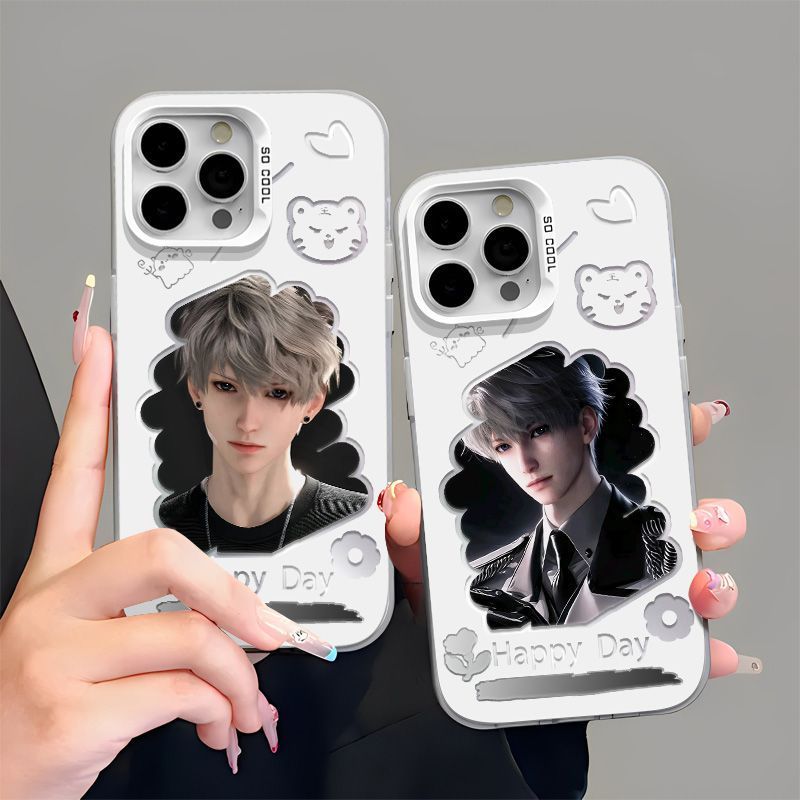 Xavier iPhone 14 Pro Max Case – Love and Deepspace Anime Merch, Shockproof Clear Cover/セイヤ iPhone 14 Pro Max ケース – ラブアンドディープスペース アニメ グッズ、衝撃吸収クリアカバー