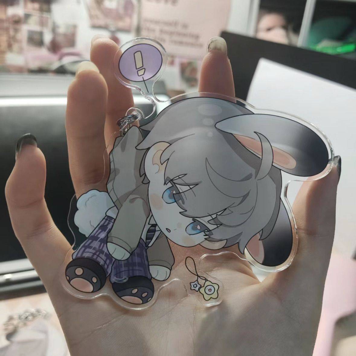 Love and Deepspace Xavier Acrylic Keychain Cute Double-Sided Anime Accessory Bag Charm Gift/恋と深空 セイヤ アクリルキーホルダー 可愛い両面印刷 アニメグッズ バッグチャーム ギフト