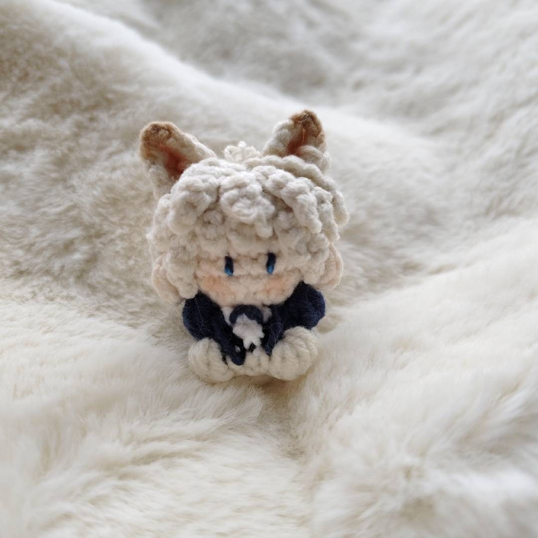 Love and Deepspace - Style Handmade Crochet Doll - Mini Heartfelt Companion/『ラブ アンド ディープスペース』風 手作りクロケットドール－小さな心温まる相棒